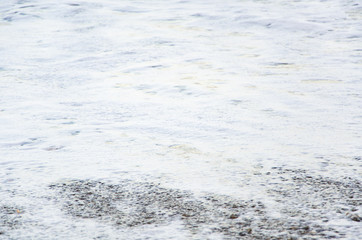Abstract background of white marine foam