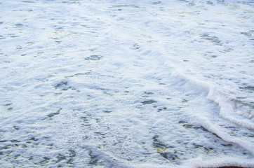 Abstract background of white marine foam