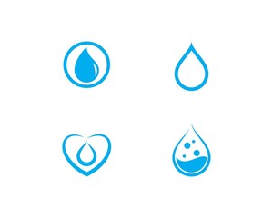 Water drop Logo Template