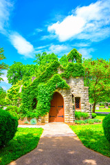 entrance to the garden