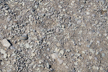 Textured background of stones, sea pebble on beach