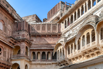 Obraz premium Mehrangarh Fort in Jodhpur, India.