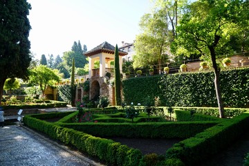 Obraz premium ヘネラリフェ庭園
