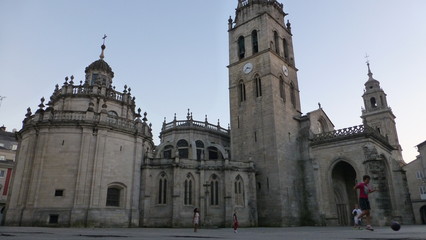 Fototapeta na wymiar Lugo , historical city of Galicia.Spain