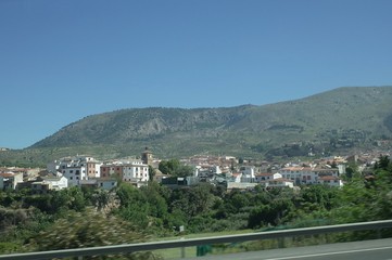 スペインの郊外風景