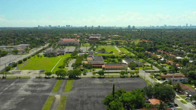 Drone footage Barry University Miami Florida