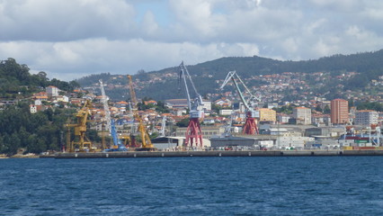 Fototapeta premium Vigo, city of Galicia.Spain