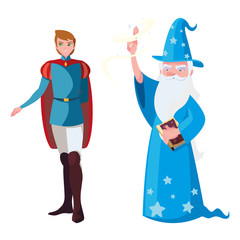 prince charming and wizard of tales characters