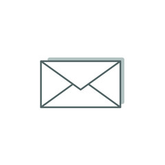 Letter vector icon. Mobile concept 