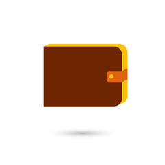 wallet isolated on white icon, finance pictogram