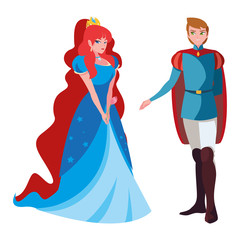 prince charming and princess of tales characters