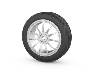 Obraz premium Car wheel tire