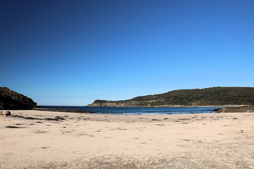 Fototapeta na wymiar Bongon Beach Sand and Surf Australia