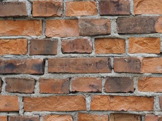 Weathered brick wall background