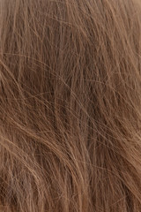 Girl's hair as an abstract background
