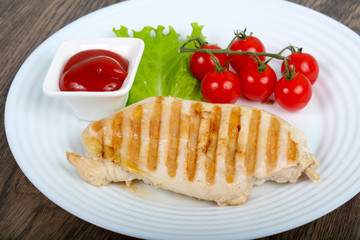 Grilled chicken breast