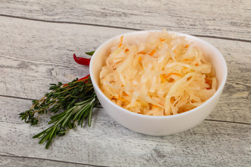 Pickled cabbage - sauerkraut