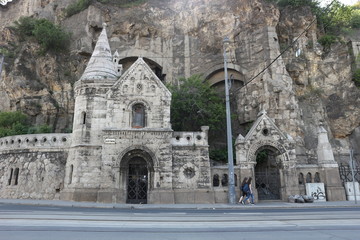 The Gellert Hill Cave in Budapest, Hungary.