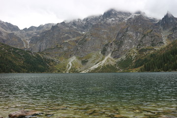Sea Eye or Eye of the Sea (Morskie Oko) is the largest and fourth-deepest lake in the Tatra Mountains. Poland.