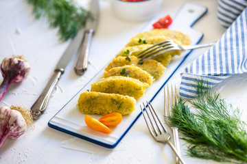 Homemade cheese sticks