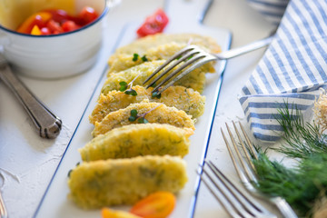 Homemade cheese sticks