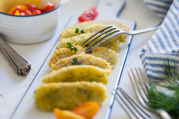 Homemade cheese sticks