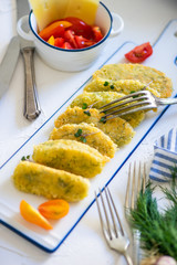 Homemade cheese sticks
