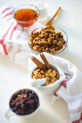 Oatmeal with ingredients