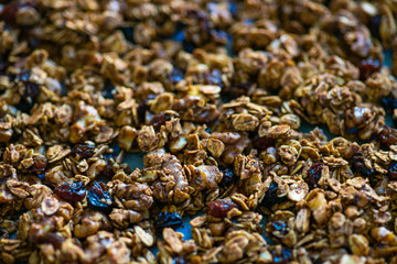 Oatmeal with ingredients
