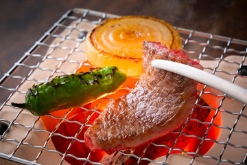 焼肉、炭火焼、
