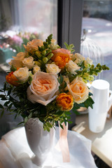 anemone, roses,Ranunculus,mattiola, Tulip,evkalipt,Narcissus, bouquet, wedding, flowers, rose, flower, roses, pink, white, love, bride, floral, bridal, marriage, bunch, celebration, beautiful, romance