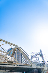 都会　梅田、中津周辺の風景