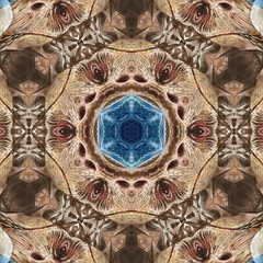 abstract pattern digital mandala background painting