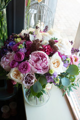 anemone, roses,Ranunculus,mattiola, Tulip,evkalipt,Narcissus, bouquet, wedding, flowers, rose, flower, roses, pink, white, love, bride, floral, bridal, marriage, bunch, celebration, beautiful, romance