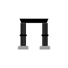 Gate log design vector template