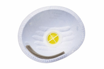 Dust mask isolated on white background