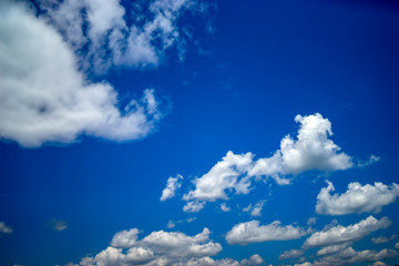 dramatic sky with clouds, late spring