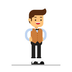 Americans in national clothes