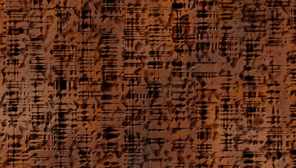 scifi rusty metal wall