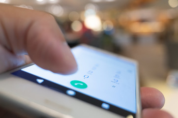 using cellphone to dial