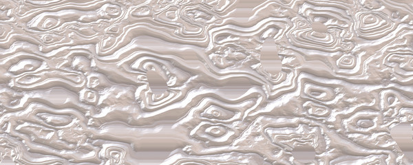 3d illustration wavy white abstract background