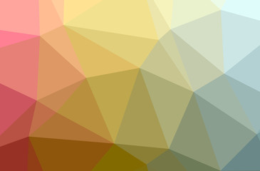 Illustration of abstract Orange horizontal low poly background. Beautiful polygon design pattern.