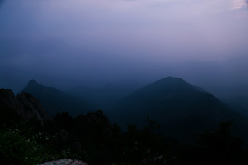 Wuling Mountain in Northeast Beijing