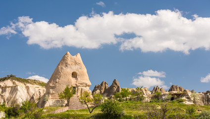 Fototapeta na wymiar Goreme National Park and the Rock Sites of Cappadocia, volcanic landscape UNESCO World Heritage Site
