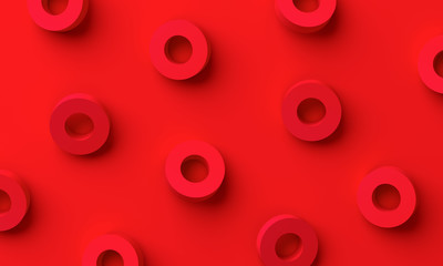 Abstract 3d render, modern background design with geometric shapes