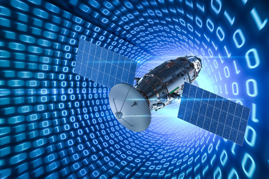 Satellite dish with antenna