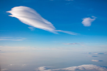 Cloud Formations from an Air Plane