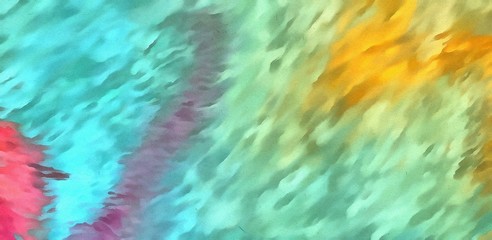 Abstract acrylic background. Watercolor texture. Psychedelic crazy art. Unusual elegant design pattern. Warm and very bright pastel colors. Dry liquid little acrylic effect. Swirls and waves elements.