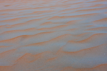 Fototapeta na wymiar Nahaufnahmen von Strukturen einer Sandwüste