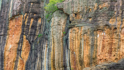 Naklejka premium Detail of the beautiful Nourlangie Rock or Burrunggui, in the Kakadu National Park, Australia